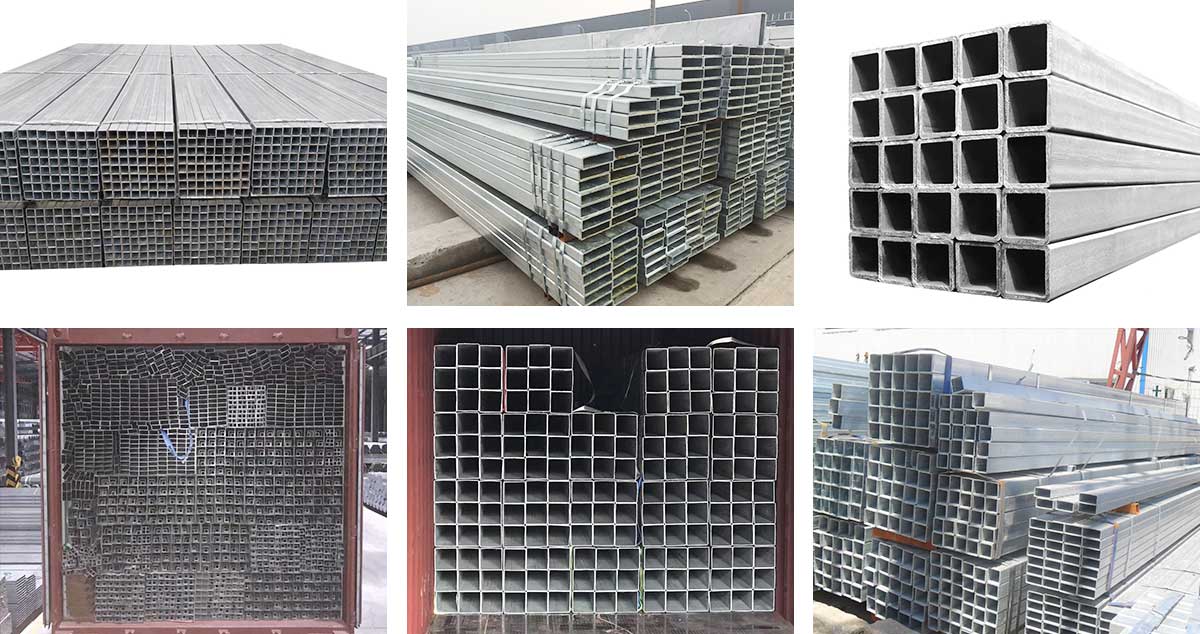 Hot Dip Galvanized Square and Rectangular Steel Tube